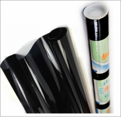 Tonēšanas plēve melnā ULTRA SUPER DARK BLACK (~95%), 3m x 0.5m ― AUTOERA.LV