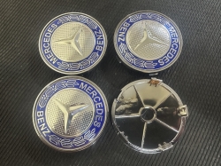 Alumīnija disku vāciņi mercedes-benz 68mm