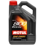 Синтетическое масло - Motul 8100 Eco-lite 0W-20, 5L ― AUTOERA.LV