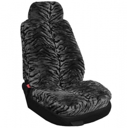 Pūkaini sēdekļu pārvalku pilns komplekts , tumši pelēks tīgeris ― AUTOERA.LV