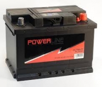 Auto akumulātors - POWERLINE 60A, 540A, 12V (-/+)