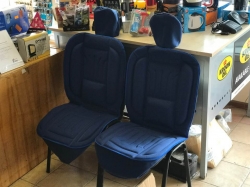 2x Piekšējie auto sēdekļu pārvalki, zils ― AUTOERA.LV