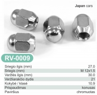 Disku uzgrieznis (konusa tipa , Japan Cars) - M12X1.5/SW21/H30