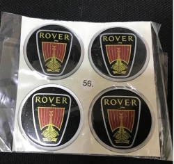 Комплект наклеек на диски или колпаки  ROVER 56мм ― AUTOERA.LV