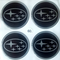 Wheel stickers Subaru 64mm 