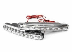 Dienas gaismas lukturi 8LED, E4, baltas, 12V ― AUTOERA.LV