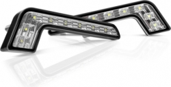 8LED SMD E4 DRL dienas gaitas lukturi, balta gaisma ― AUTOERA.LV