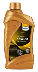 Pussintētiskā motoreļļa - EUROL SPORTBIKE 15W-50 API SN, 1L. ― AUTOERA.LV