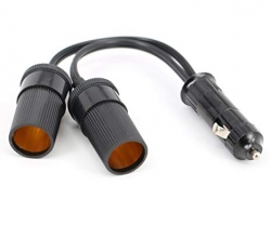 Cord extension with 2-plugs, 12V ― AUTOERA.LV