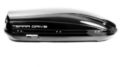 Auto jumta kaste - TERRA DRIVE 440, melns spīdīgs ― AUTOERA.LV