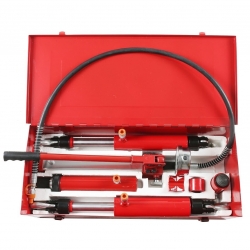 Hydraulic tie bar tool kit with hand pump, 6pcs. ― AUTOERA.LV