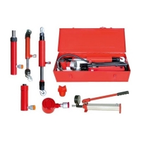 Hydraulic tie bar tool kit with hand pump, 7pcs.