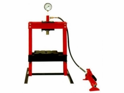 Hydraulic shop press with gauge 10t ― AUTOERA.LV