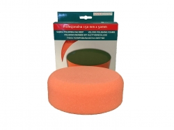 Polishing sponge with sticker  – orange (high hardness) ― AUTOERA.LV