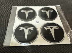 Disku/kalpaku uzlīmes TESLA 56mm ― AUTOERA.LV