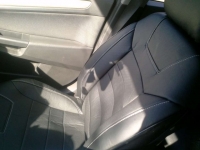 Leather imitation car seat cover set with zippers - VILKAN LORD, grey color 