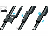 Bezkarkāsa logu slotiņu kompl. OXIMO, 53+53cm