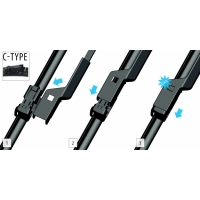 Logu slotiņu kompl. Opel Meriva B (2010-2017), 70+57cm