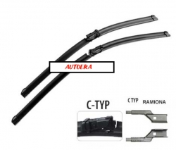 Bezkarkāsa logu slotiņu kompl. Opel Astra J (2009-2016)/PEUGEOT 508 (2010-2017), 65+65cm ― AUTOERA.LV
