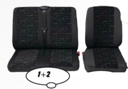 Universālies sēdekļu pārvalki BUS (1+2sēdekļi) /sintētika ― AUTOERA.LV