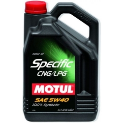 Sintētiskā motoreļļa Motul Specific CNG/LPG 5W-40 5L
