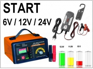 Battery chargers & boosters, 12/24V