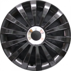 Dekoratīvo disku uzliku komplekts - Meridian Ring Black, 16" ― AUTOERA.LV