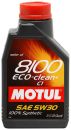 Синтетическое моторное масло Motul 8100 Eco-clean+ 5W-30 C1, 1L ― AUTOERA.LV