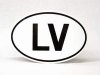 Sticker - LV (115mm x75mm) ― AUTOERA.LV